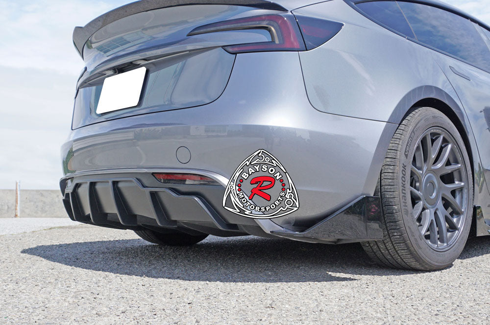 F Style Rear Diffuser For 2024-2025 Tesla Model-3