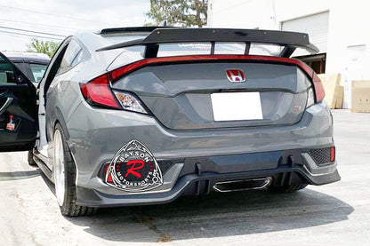 TR Style Rear Lip For 2016-2020 Honda Civic (2Dr Coupe)