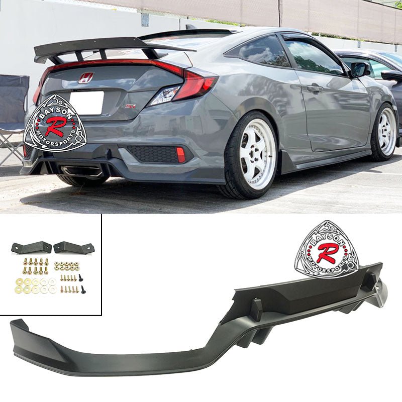 TR Style Rear Lip For 2016-2020 Honda Civic (2Dr Coupe)