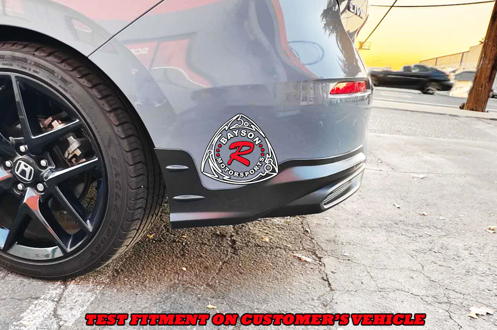 MU Style Rear Lip For 2022-2025 Honda Civic (5 Door Hatchback)