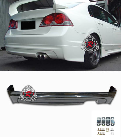 MU Style Rear Lip For 2006-2011 Honda Civic (JDM Spec 4Dr Sedan)