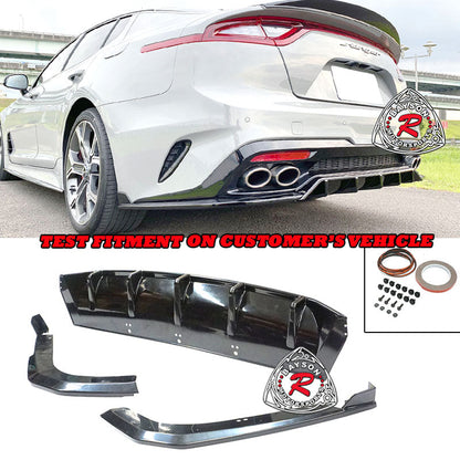 CK Style Rear Diffuser For 2018-2021 KIA Stinger