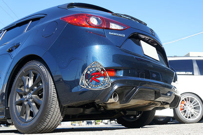 MK Style Rear Diffuser For 2017-2018 Mazda-3 (5Dr Hatchback)