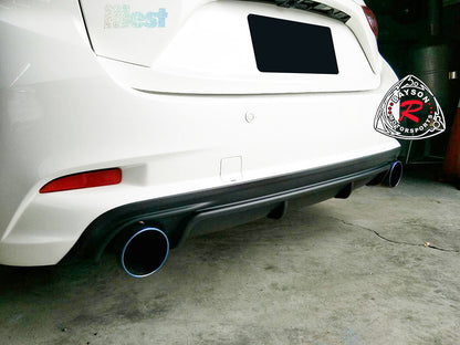 MP Style Rear Diffuser For 2017-2018 Mazda-3 (5Dr Hatchback)