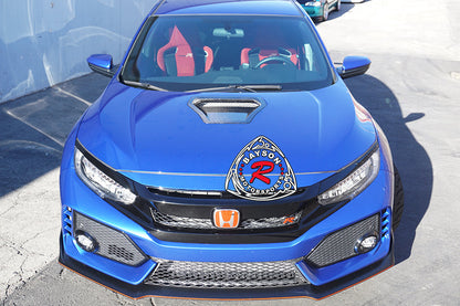 Raised Style (Carbon Fiber) Hood Scoop For 2017-2021 Honda Civic Type R (FK8)