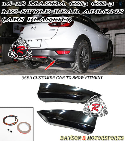 MZ-Style Rear Aprons For 2016-2021 Mazda CX-3