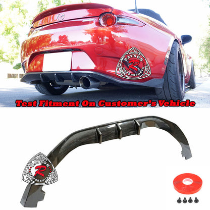 A Style Rear Lip (Carbon Fiber) For 2016-2024 Mazda Miata