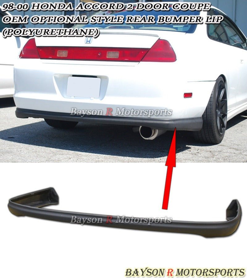 OE Style Rear Lip For 1998-2000 Honda Accord (2Dr Coupe)