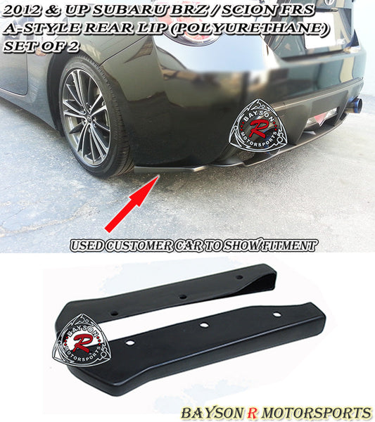 A Style Rear Aprons For 2012-2021 Subaru BRZ