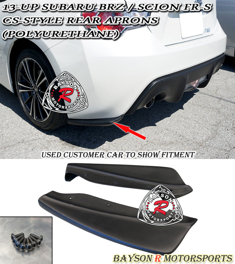CS Style Rear Aprons For 2012-2021 Subaru BRZ