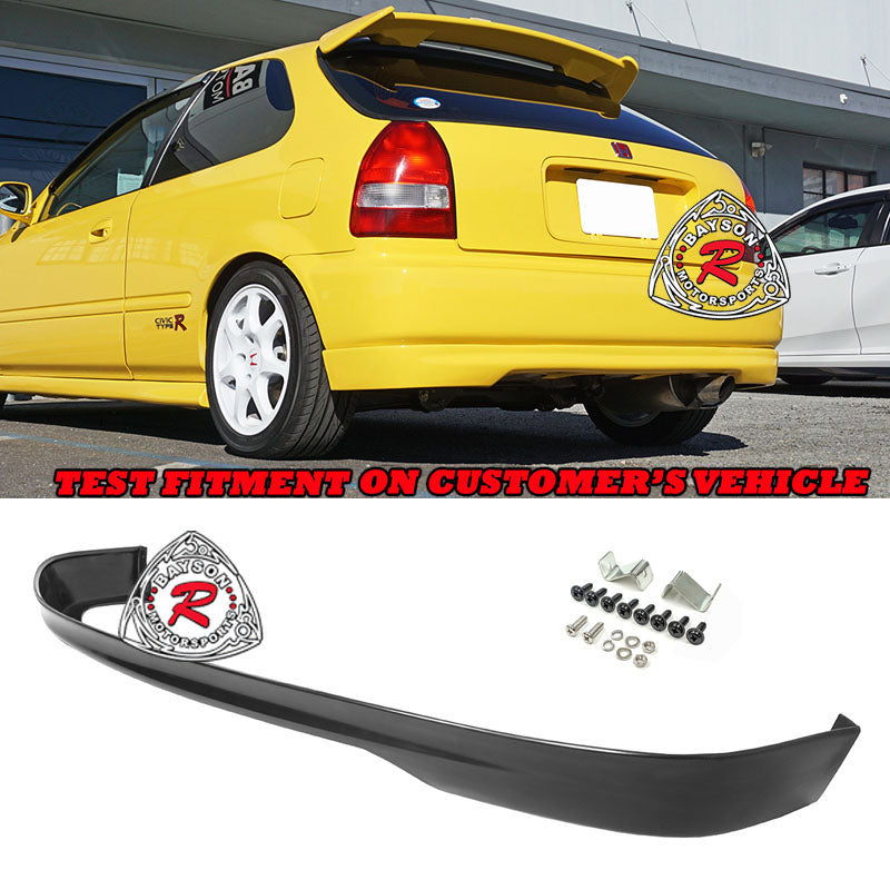 CTR Style Rear Lip For 1996-2000 Honda Civic (3Dr Hatchback)