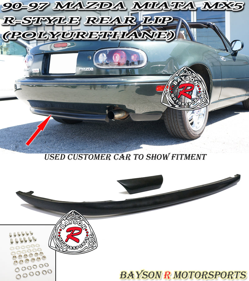 R Style Rear Lip For 1990-1997 Mazda Miata