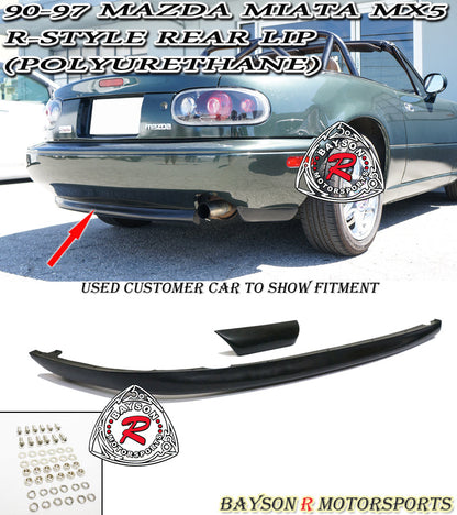 R Style Rear Lip For 1990-1997 Mazda Miata