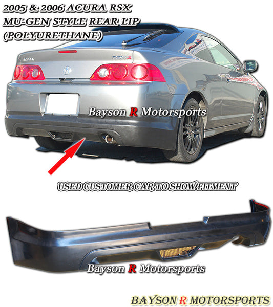 MU Style Rear Lip For 2005-2006 Acura RSX