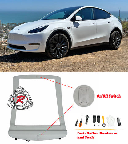 Electric Sunshade (Dual Switch) with Voice Control For 2020-2025.2 Tesla Model-Y