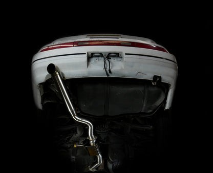 ISR Performance Series II - EP Single Tip Blast Pipe Exhaust System -Resonated- Nissan 240sx 89-94 (S13)