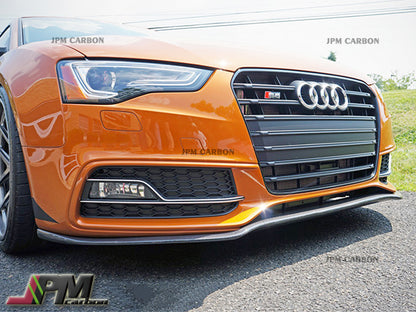 DP Style Carbon Fiber Front Lip Fits For 2013-2016 Audi A5 B8.5 S-Line and S5 B8.5 Only