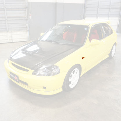 1996-2000 Honda Civic Dome Side Markers - Smoke (1 Pair)