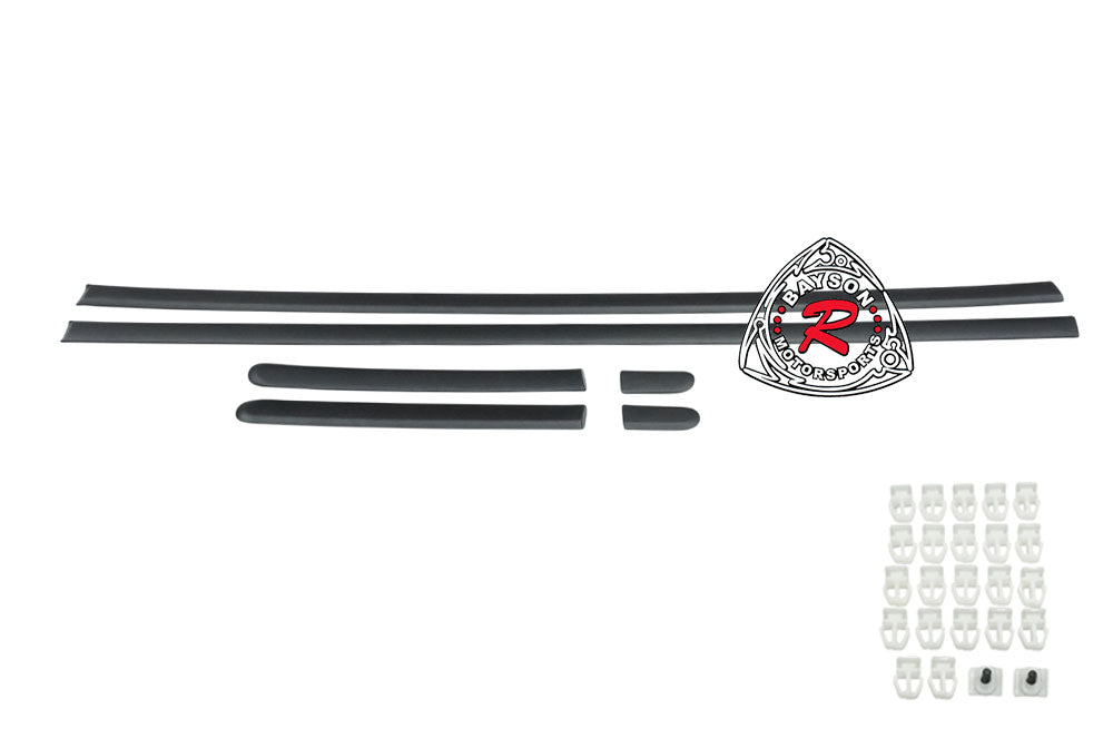 JDM Thin Side Door Molding For 1992-1995 Honda Civic (3Dr Hatchback)