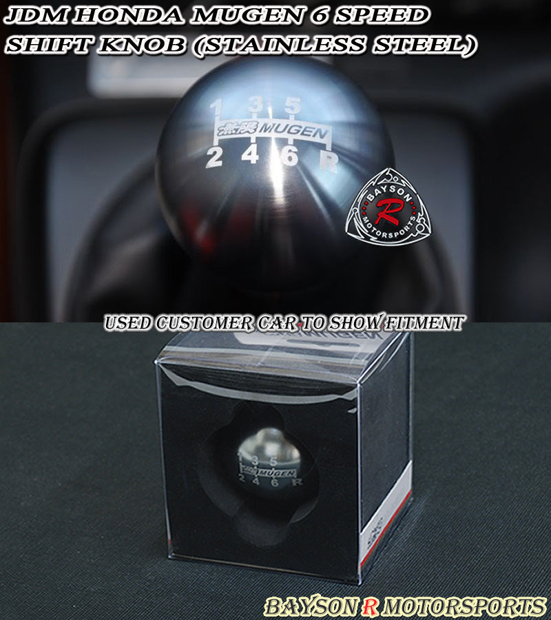 MU Style Round Shift Knob For Honda / Acura (6-Speed Manual)