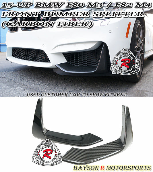MP Style Front Splitter (Carbon Fiber) For 2015-2020 BMW M3 (F80)/M4 (F82/F83)