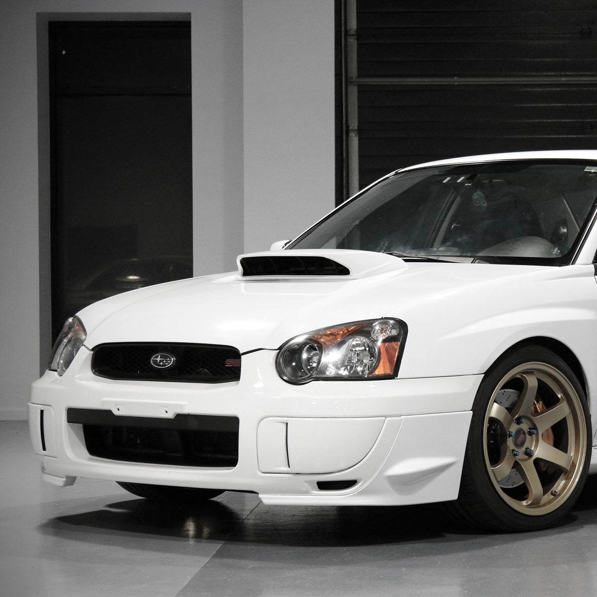 ST Style Front Splitters For 2004-2005 Subaru Impreza WRX Sti (4Dr Sedan)/WRX Sedan (Modification Required)