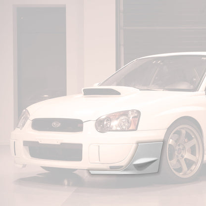 ST Style Front Splitters For 2004-2005 Subaru Impreza WRX Sti (4Dr Sedan)/WRX Sedan (Modification Required)