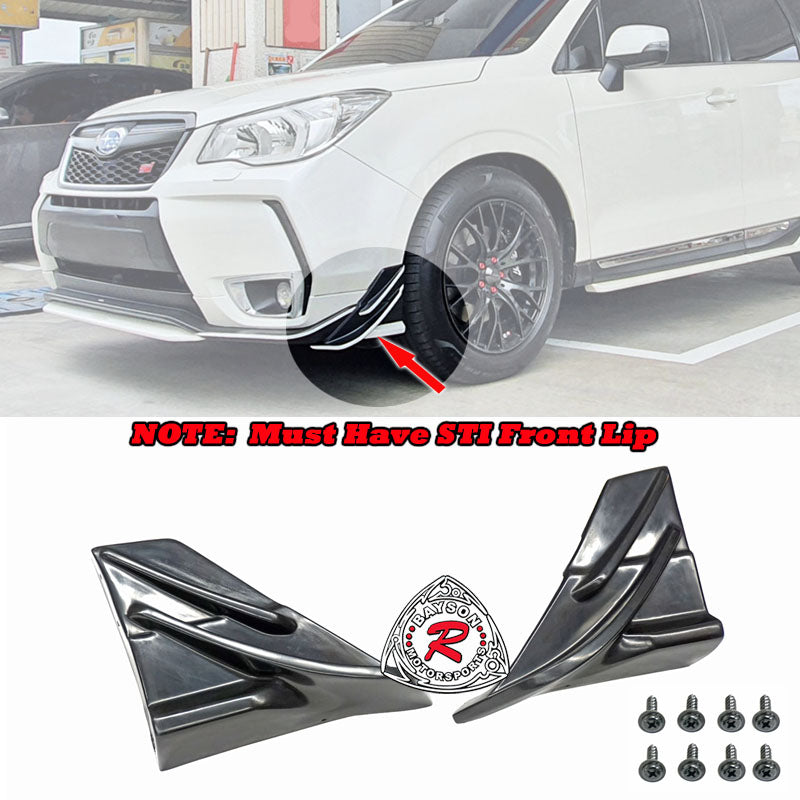 DM Style Front Side Splitter (Polyurethane) For 2014-2018 Subaru Forester XT