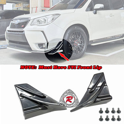 DM Style Front Side Splitter (Polyurethane) For 2014-2018 Subaru Forester XT