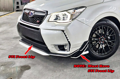 DM Style Front Side Splitter (Polyurethane) For 2014-2018 Subaru Forester XT