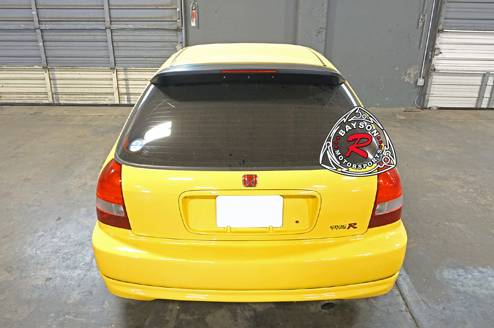 Spn Style Spoiler w/ Red LED For 1996-2000 Honda Civic (3Dr Hatchback)