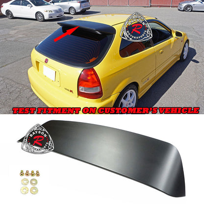 Spn Style Spoiler For 1996-2000 Honda Civic (3Dr Hatchback)