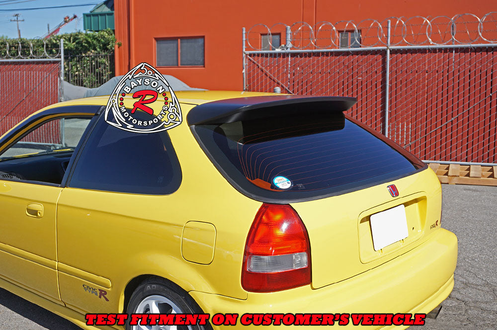 Spn Style Spoiler For 1996-2000 Honda Civic (3Dr Hatchback)