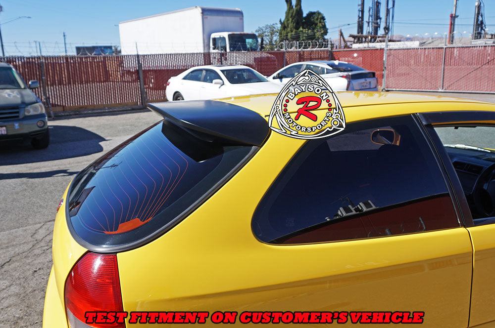 Spn Style Spoiler For 1996-2000 Honda Civic (3Dr Hatchback)