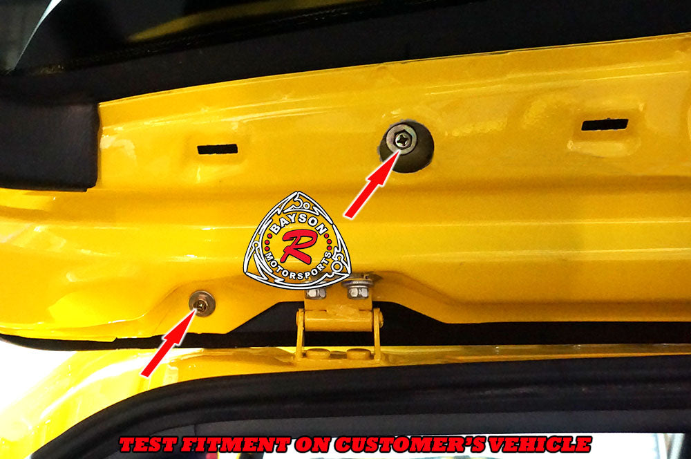 Spn Style Spoiler For 1996-2000 Honda Civic (3Dr Hatchback)