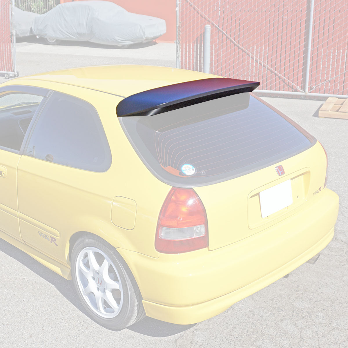 Spn Style Spoiler For 1996-2000 Honda Civic (3Dr Hatchback)