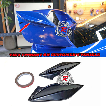 Side Fin Winglets For 2008-2021 Subaru STi OEM Spoiler
