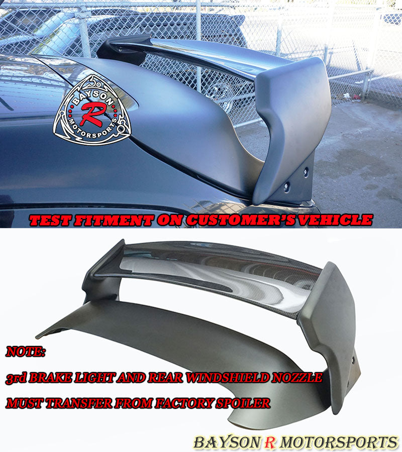 VR Style Spoiler (Carbon Fiber) For 2008-2014 Subaru Impreza/WRX/WRX Sti (5Dr Hatchback)