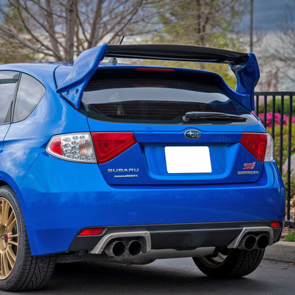 VR Style Spoiler (Carbon Fiber) For 2008-2014 Subaru Impreza/WRX/WRX Sti (5Dr Hatchback)