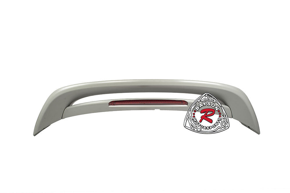 MS Style Spoiler w/ Red Lens LED 3rd Brake Light For 2014-2018 Mazda-3 (5Dr Hatchback)