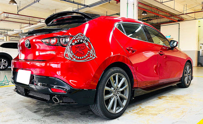 MS Style Spoiler For 2019-2022 Mazda-3 (5Dr Hatchback)