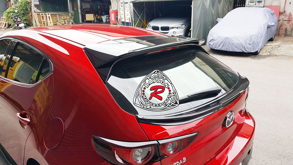 MS Style Spoiler For 2019-2022 Mazda-3 (5Dr Hatchback)