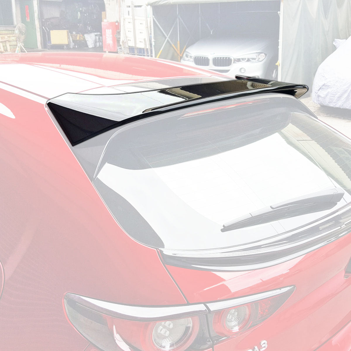 MS Style Spoiler For 2019-2022 Mazda-3 (5Dr Hatchback)