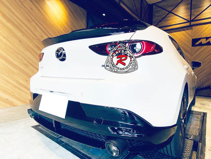 CK Style Mid Spoiler For 2019-2025 Mazda-3 (5Dr Hatchback)