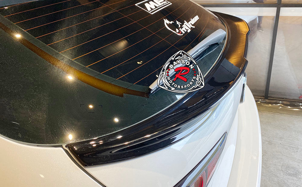 CK Style Mid Spoiler For 2019-2025 Mazda-3 (5Dr Hatchback)