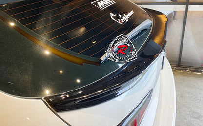 CK Style Mid Spoiler For 2019-2025 Mazda-3 (5Dr Hatchback)