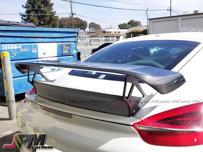 [JPMCarbon] TA Style Spoiler (Fiberglass / Carbon Fiber) For 2013-2016 Porsche Cayman/GT4 (981)
