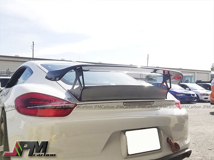 [JPMCarbon] TA Style Spoiler (Fiberglass / Carbon Fiber) For 2013-2016 Porsche Cayman/GT4 (981)