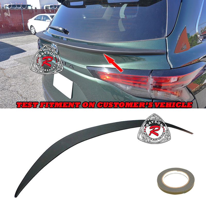 CityKruiser Mid Spoiler (Fiberglass) For 2021-2025 Toyota Sienna