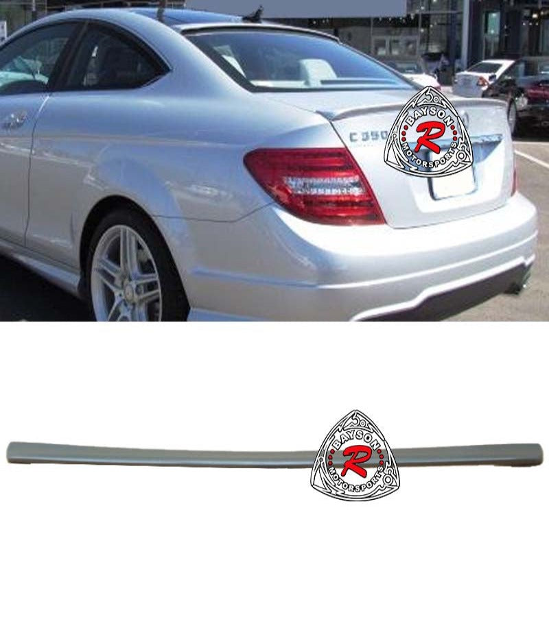 A Style Spoiler For 2011-2015 Mercedes-Benz C-Class 2Dr (W204)